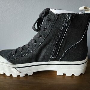 Lucky Brand Black Canvas Sneakers